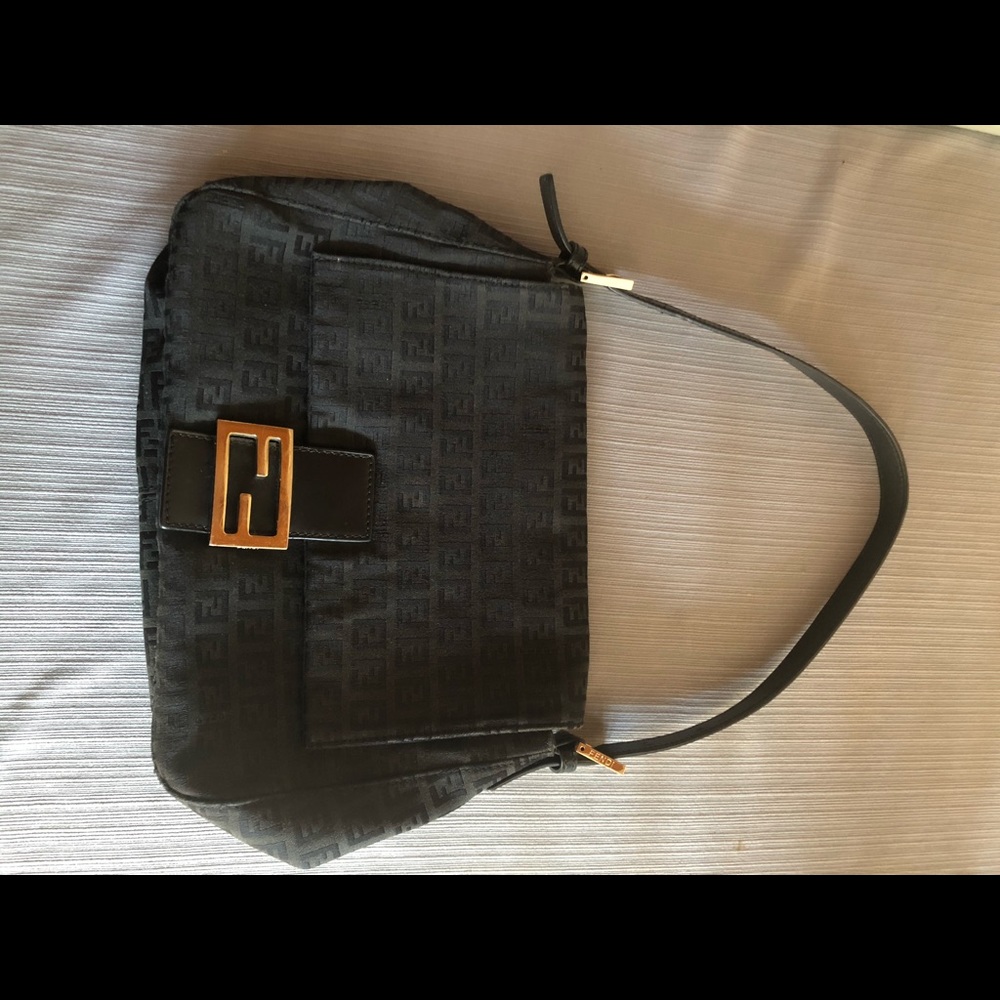 Fendi Bag- Fendi Momma Forever Satchel Black